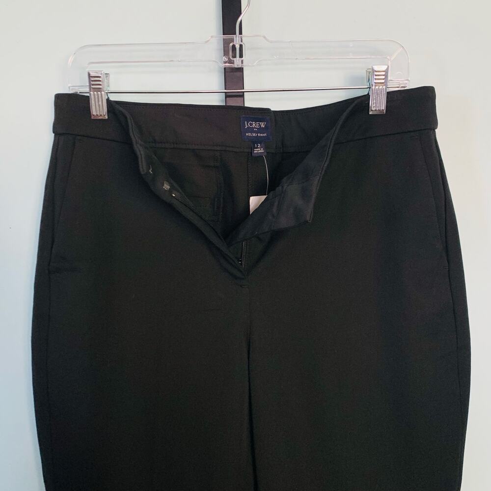 NWT J. Crew Factory Black Kelsey Flare Pant Size 12 - Picture 4 of 9